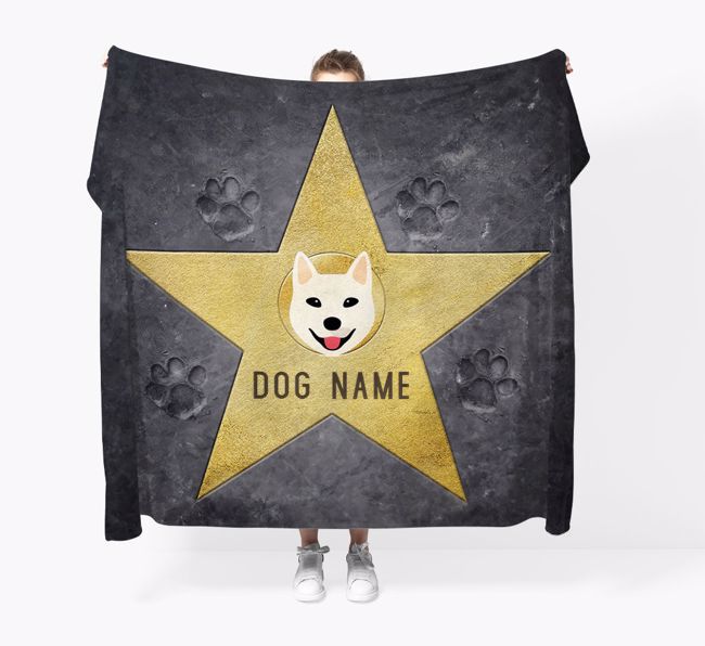 'Star of Fame' - Personalized {breedFullName} Blanket